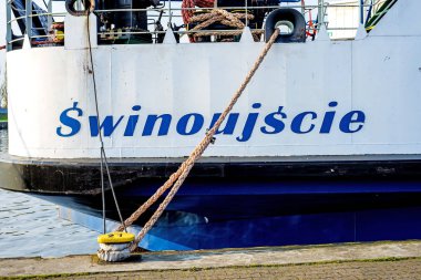 City feribot, Swinoujscie su Harbor, Polonya