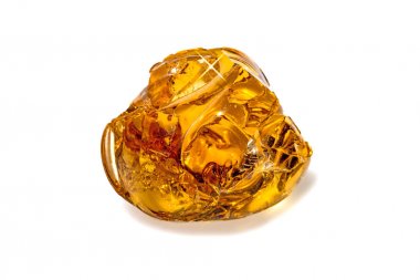 güzel Amber gemstone yakın çekim