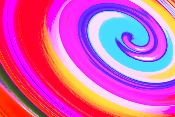 Ilustração Espiral Colorida Abstrata — Fotografia de Stock