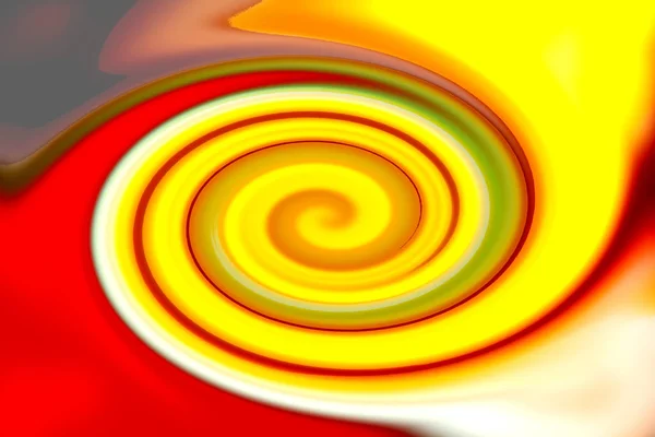 Illustrazione Spirale Colorata Astratta — Foto Stock