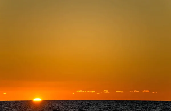 Tramonto Sul Mar Baltico — Foto Stock