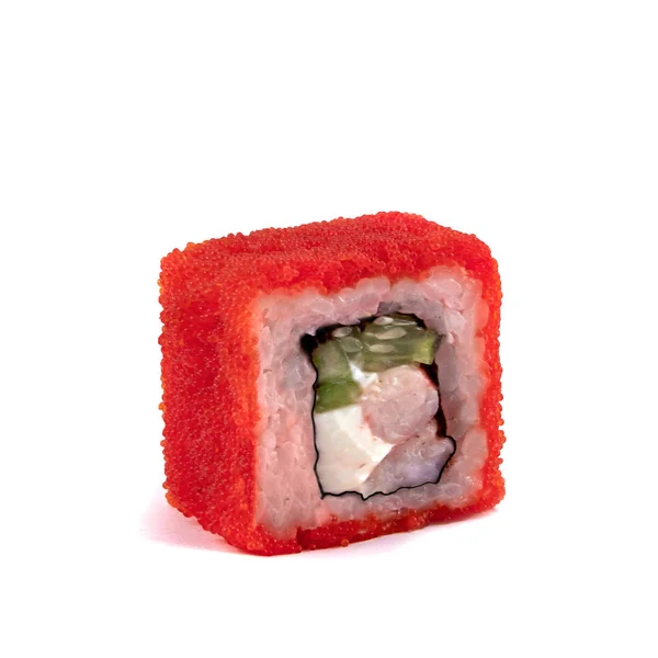 Isolated Close Sushi White Background — Stock Photo, Image
