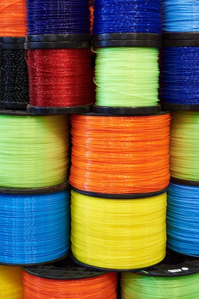 Cordões de linha de aparador colorido — Fotografia de Stock