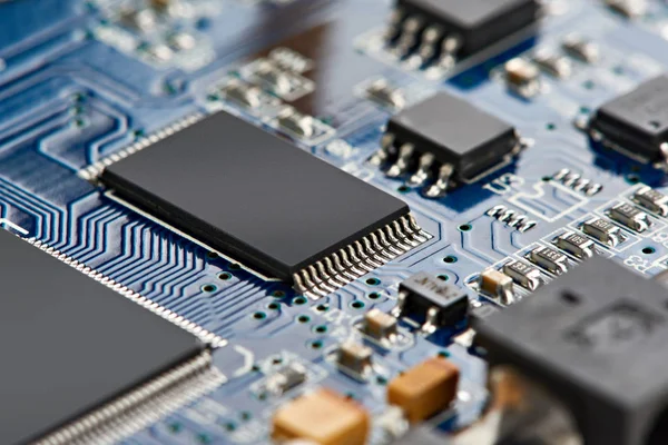 Elementen van microcircuit — Stockfoto