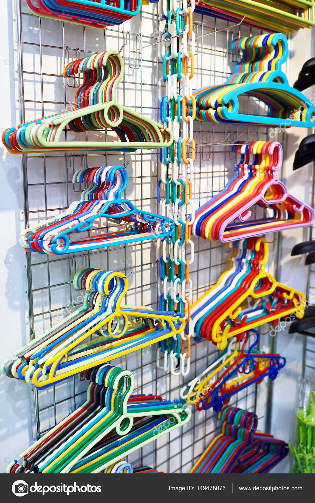 colored hangers