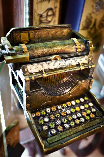 Model maszyny do pisania — Zdjęcie stockowe