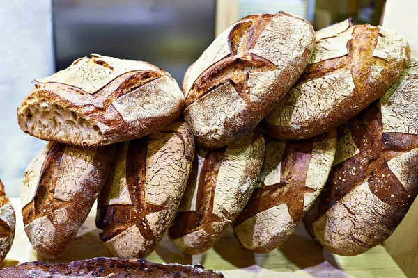 A kéreg a friss kenyér — Stock Fotó