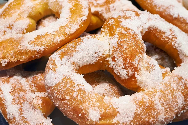 Sugar pretzels closeup — Stock Photo, Image