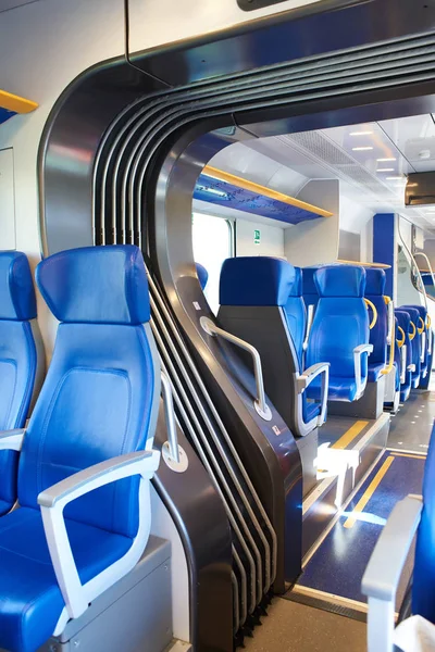 Salon and seats of express train — Stock Photo, Image