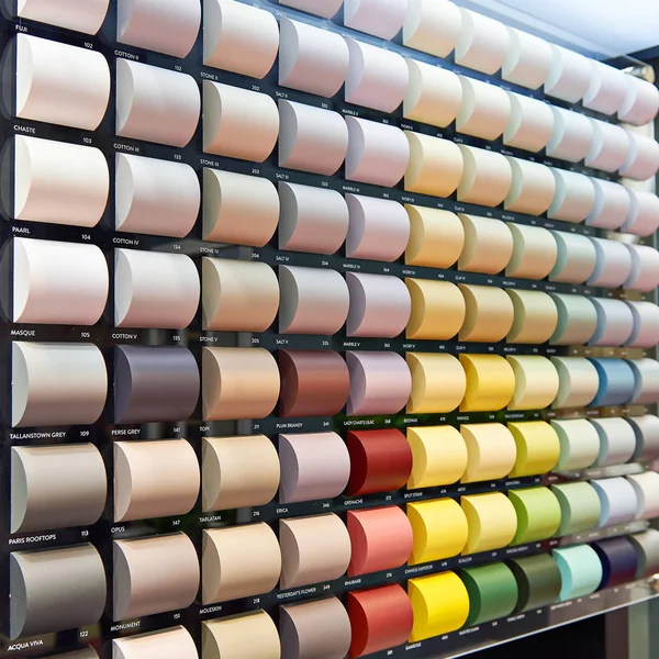Muestras de colores de pintura — Foto de Stock