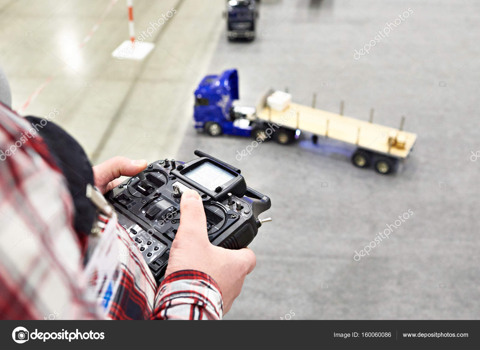 remote control man truck