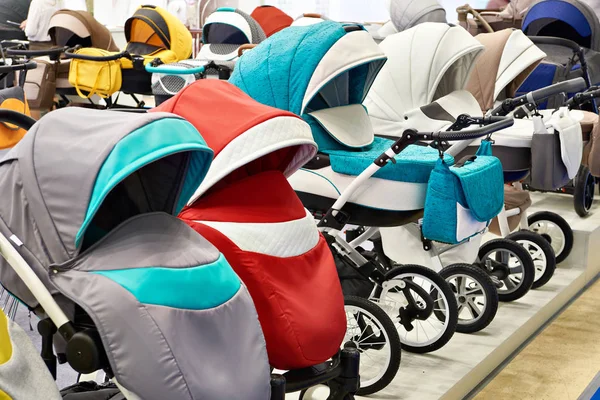 Modern baby strollers — Stock Photo, Image