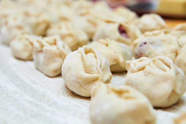 Zelfgemaakte ravioli — Stockfoto