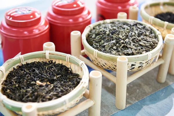 Diferentes variedades de té — Foto de Stock