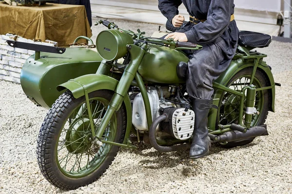 Motociclo pesante sovietico M-72 — Foto Stock