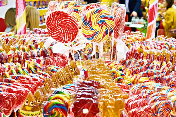 Caramelle Colorate Caramello Pasticceria — Foto Stock