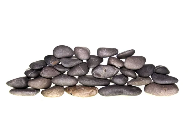Πέτρες που απομονώνονται σε λευκό φόντο — Φωτογραφία Αρχείου