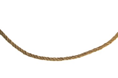 beyaz arkaplanda izole edilmiş ip