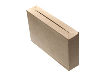 parsel üzerinde beyaz arka plan izole mesaj