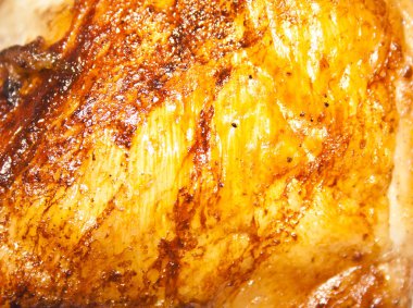 Beyaz arka planda izole edilmiş et