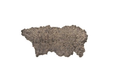 ezilmiş ayçiçeği tohumları beyaz arka planda izole