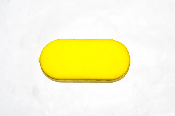 Eraser isolated on white background — Stock Photo, Image