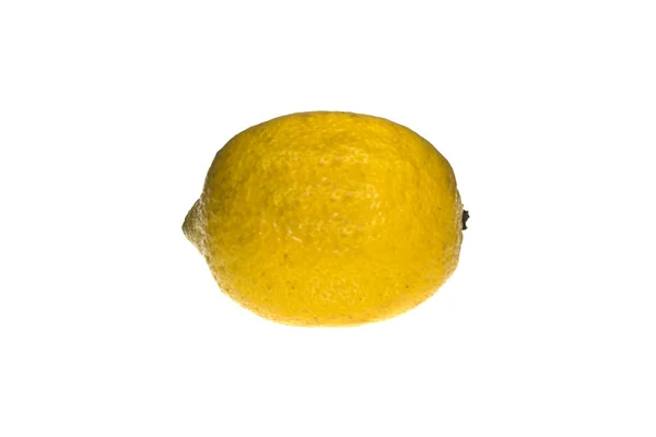 Λεμόνι απομονωμένο σε λευκό φόντο — Φωτογραφία Αρχείου