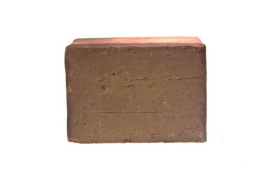 tuğla beyaz arkaplanda izole edildi