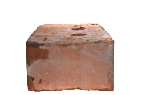 tuğla beyaz arkaplanda izole edildi