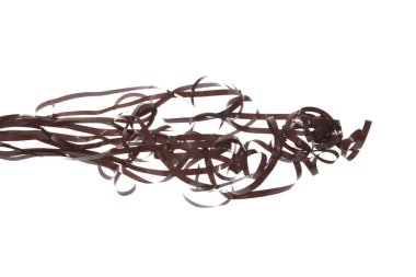 Teyp kaydı beyaz arkaplanda izole edildi