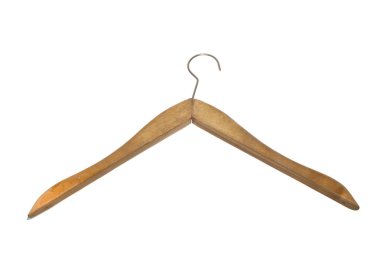 askı beyaz arkaplanda izole edildi