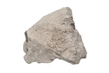 Beyaz arkaplanda kil izole