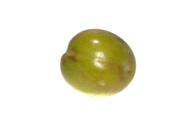 Kayısı beyaz arkaplanda izole edildi