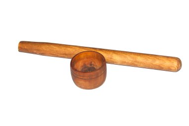 Beyaz arkaplanda müze parçası izole