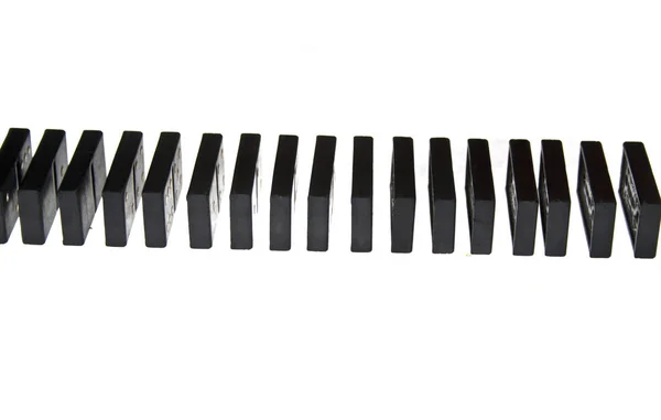 Domino izolowane na białym tle — Zdjęcie stockowe