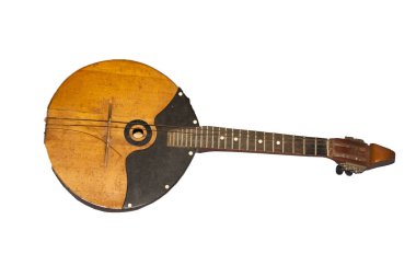 Beyaz arkaplanda müze parçası izole