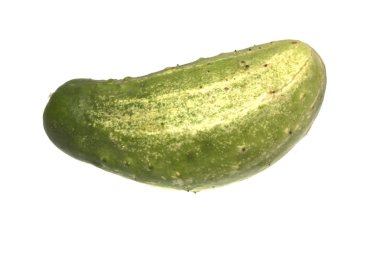 salatalık beyaz arkaplanda izole edildi