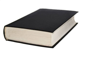 Beyaz arkaplanda izole edilmiş kitap