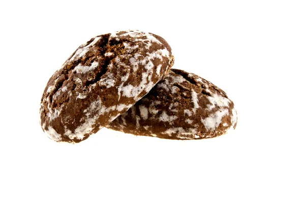 Cookie isolato su sfondo bianco — Foto Stock