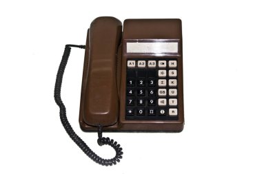 telefon beyaz arkaplanda izole edildi