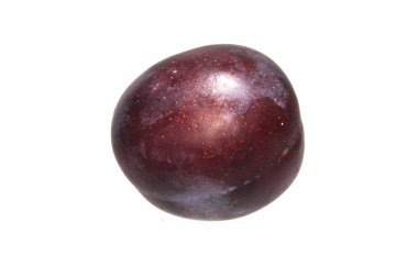 Beyaz arkaplanda erik izole edildi