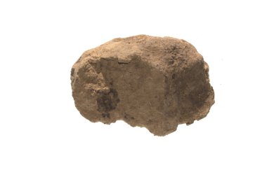 Beyaz arkaplanda kil izole