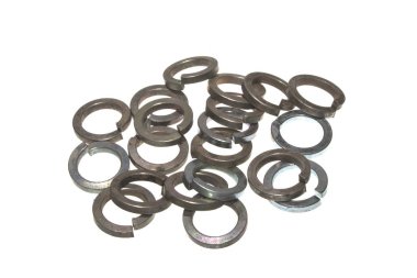 Beyaz arka plan üzerinde izole cıvata