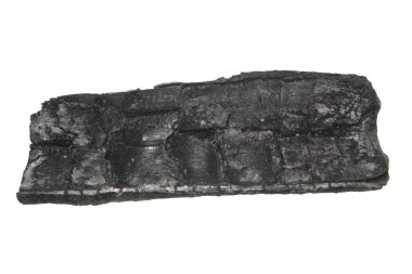 kömür beyaz arkaplanda izole edildi