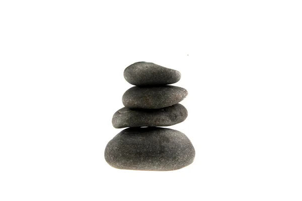 Stones isolated on white background — Stock Photo, Image