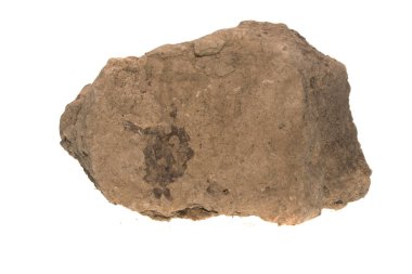 Beyaz arkaplanda kil izole