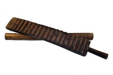 Beyaz arkaplanda izole edilmiş vintage araçlar
