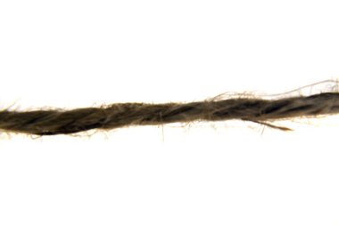 beyaz arkaplanda izole edilmiş ip