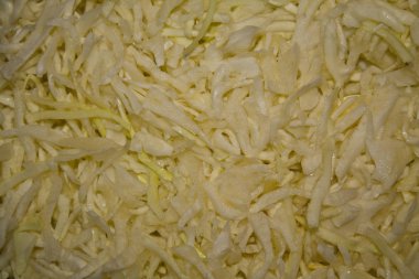 lahana beyaz zemin üzerine izole kesmek