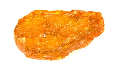 beyaz arkaplanda reçine izole